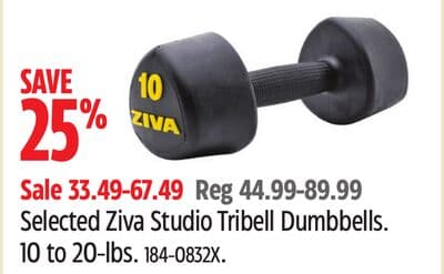 Selected Ziva Studio Tribell Dumbbells