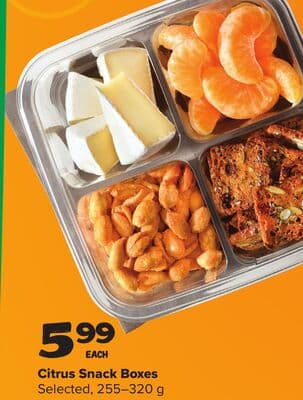 Citrus Snack Boxes