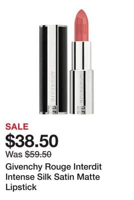 Givenchy Rouge Interdit Intense Silk Satin Matte Lipstick
