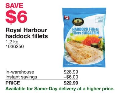 Royal Harbour haddock fillets